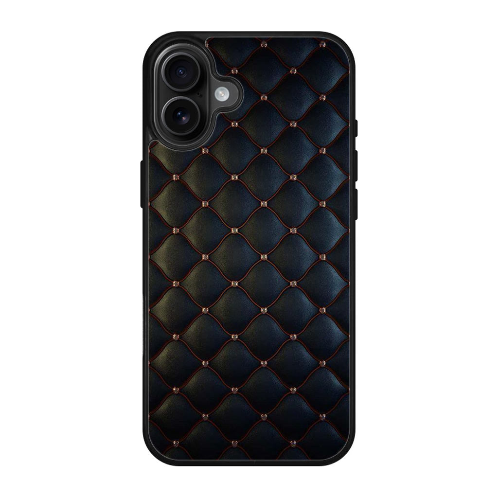 Black Royal Pattern iPhone 17 Case