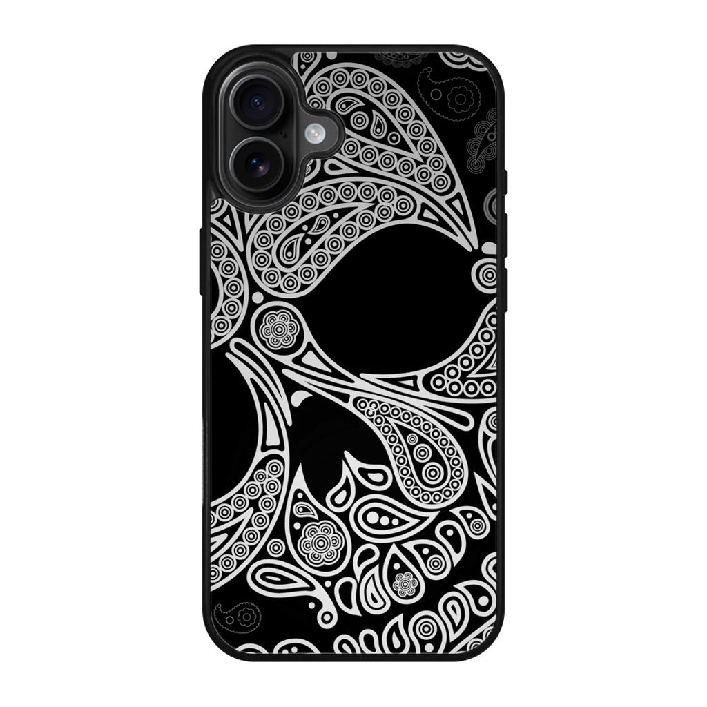 Black Skull iPhone 17 Case