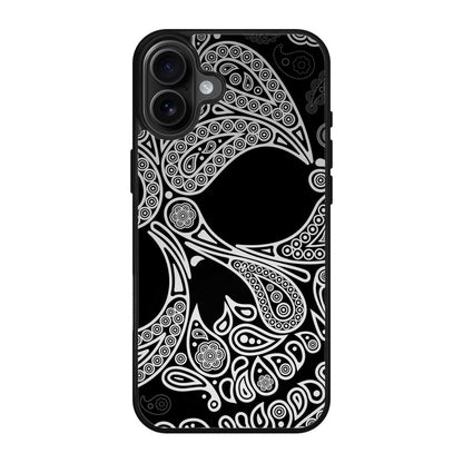 Black Skull iPhone 17 Case
