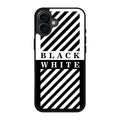 Black White Stripes iPhone 17 Case