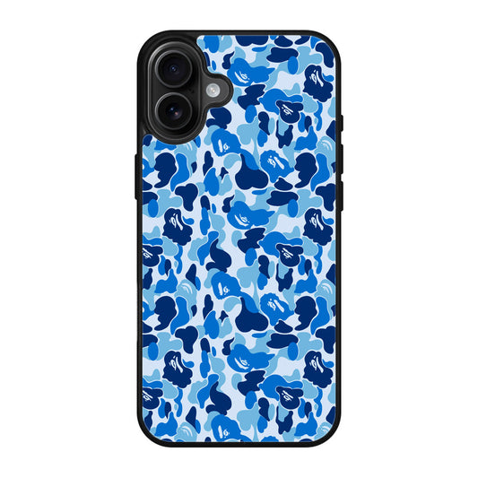 Blue Camo iPhone 17 Case