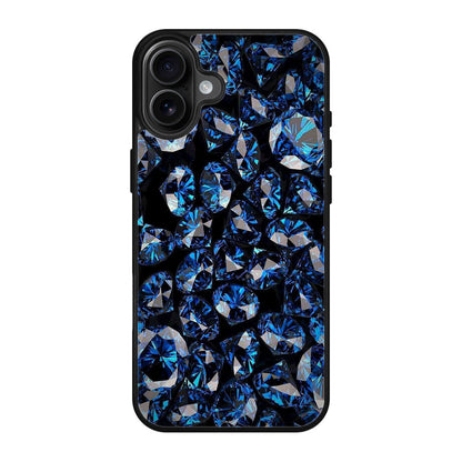 Blue Diamonds Pattern iPhone 17 Case