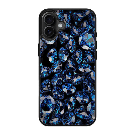 Blue Diamonds Pattern iPhone 17 Case