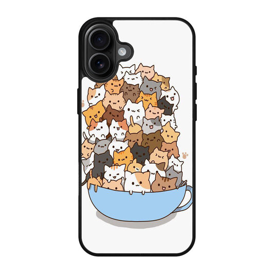 Cats on A Bowl iPhone 17 Case