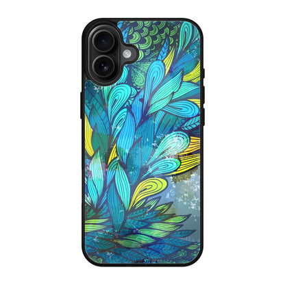 Colorful Art in Blue iPhone 17 Case
