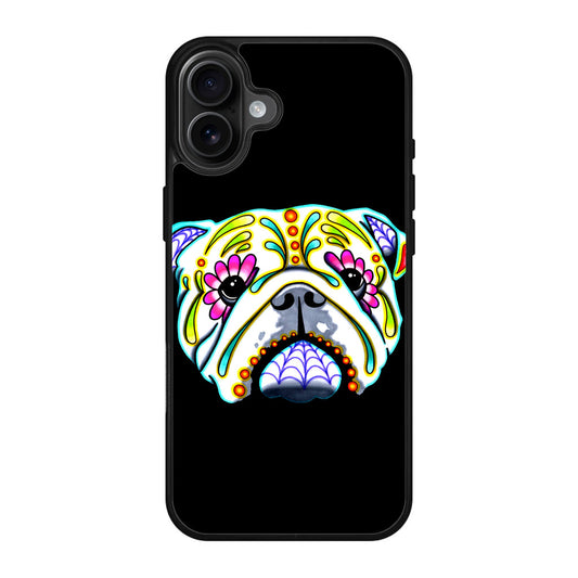 Colorful Bulldog Art iPhone 17 Case