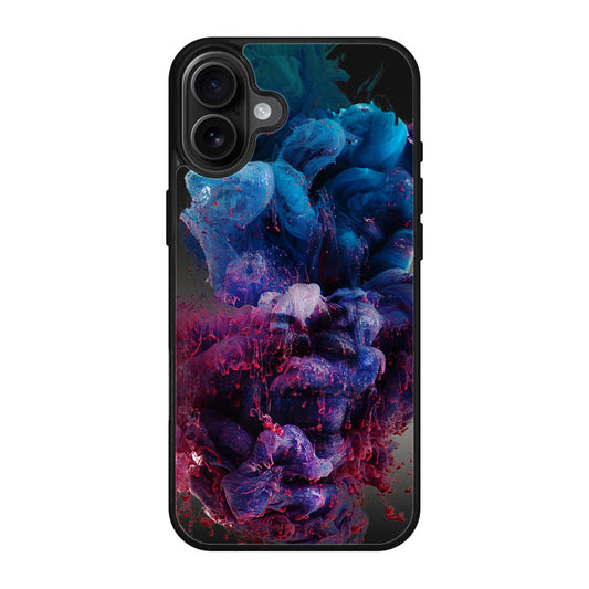Colorful Dust Art on Black iPhone 17 Case