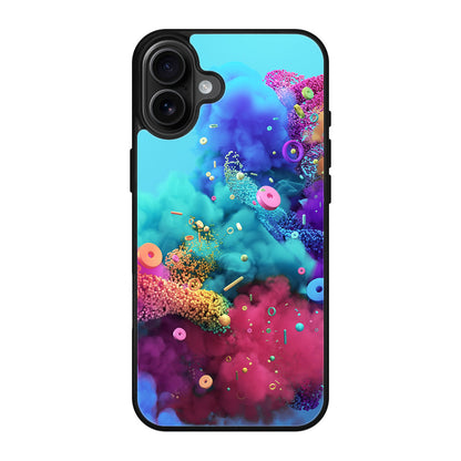 Colorful Smoke Boom iPhone 17 Case