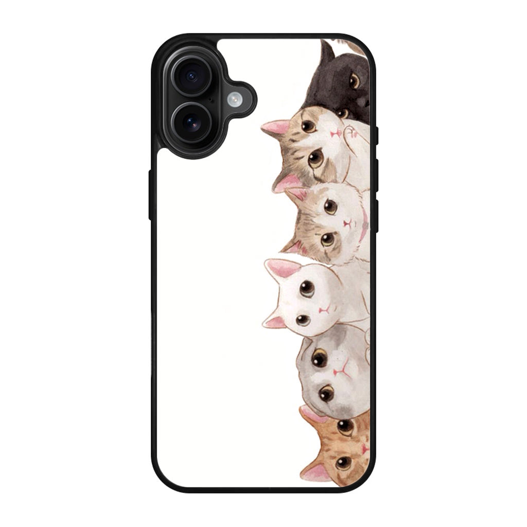 Cute Cats Vertical iPhone 17 Case