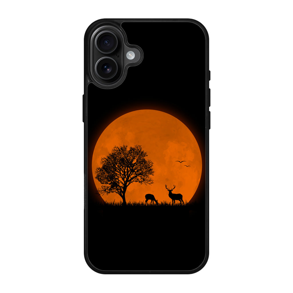 Deer Silhouette iPhone 17 Case