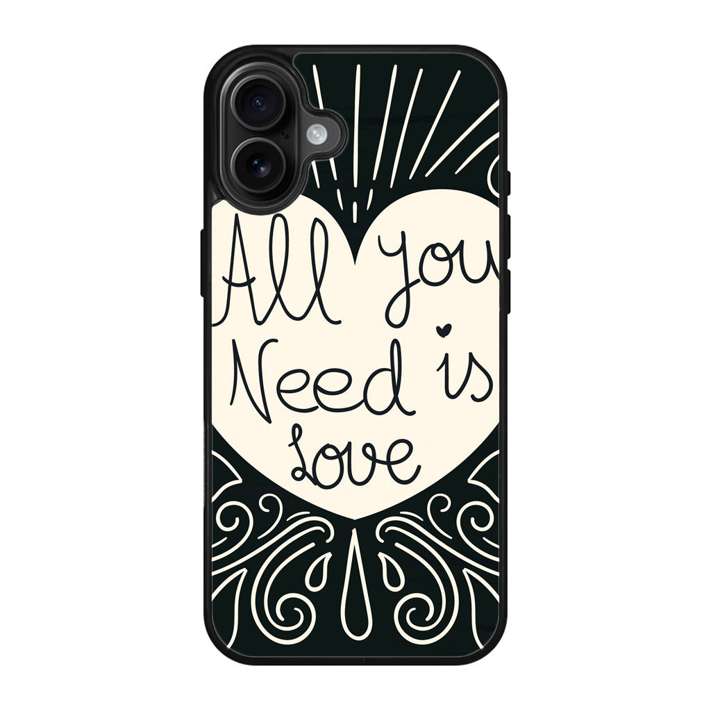 Drawn Love iPhone 17 Case