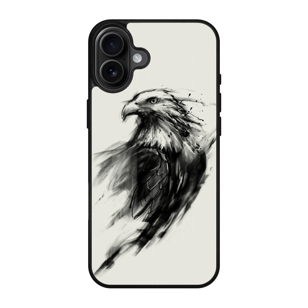 Eagle Art Black Ink iPhone 17 Case
