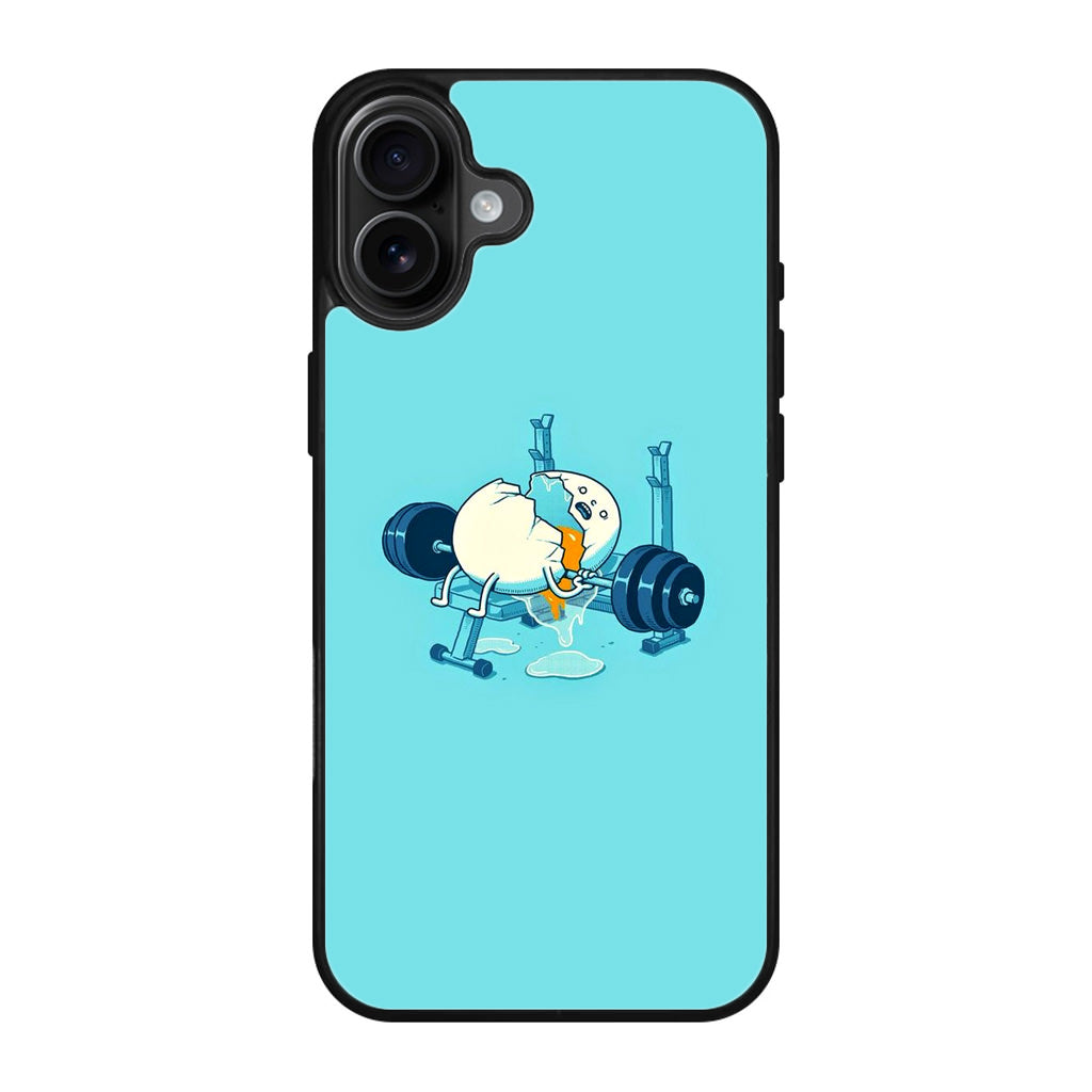 Egg Accident Workout iPhone 17 Case