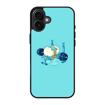 Egg Accident Workout iPhone 17 Case