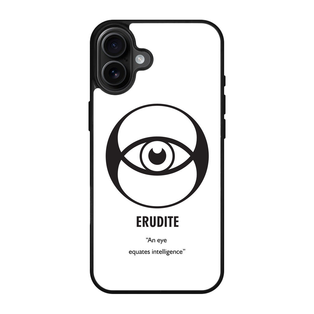 Erudite Divergent Faction iPhone 17 Case