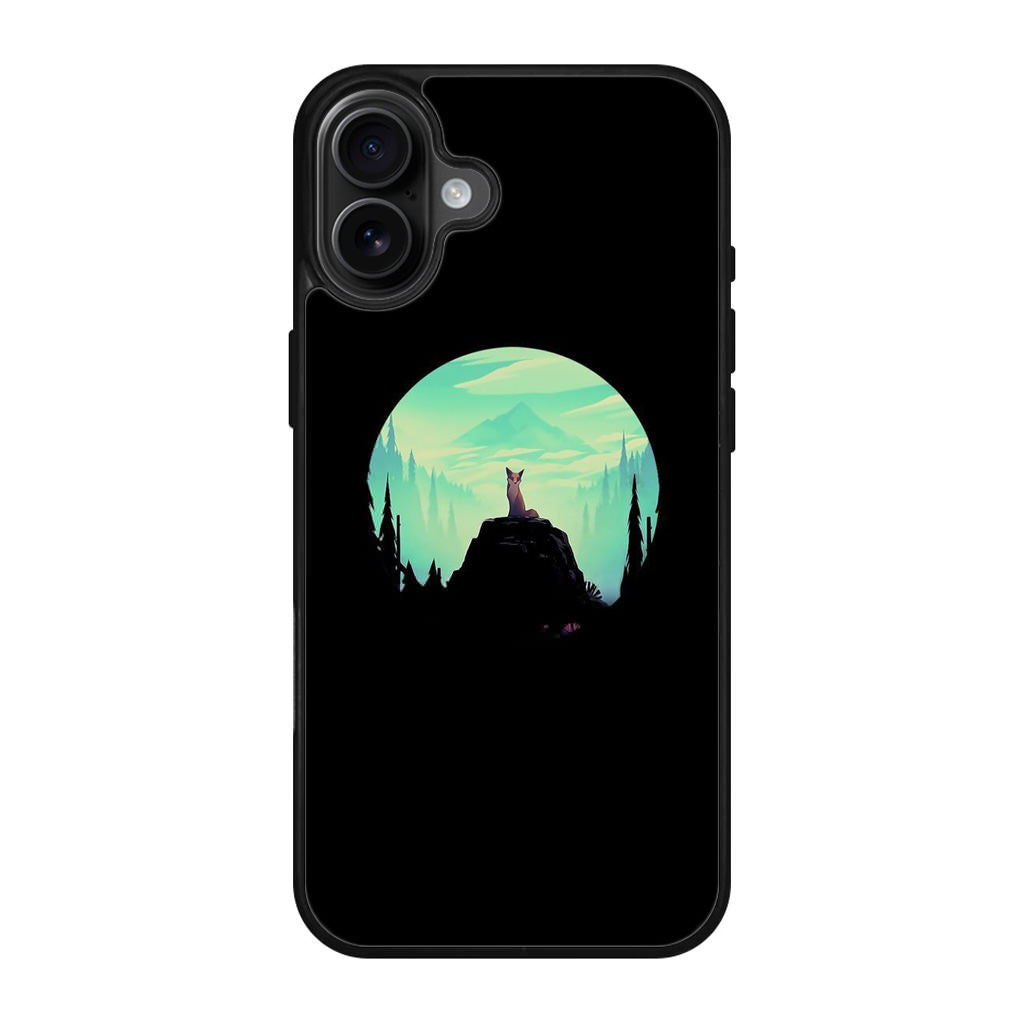 Fox on the Rock iPhone 17 Case