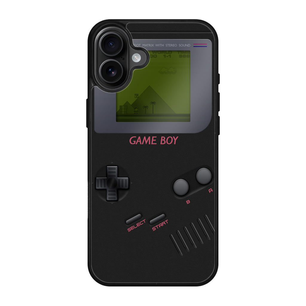 Game Boy Black Model iPhone 17 Case