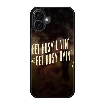 Get Living or Get Dying iPhone 17 Case