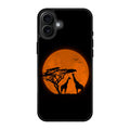 Giraffes Silhouette iPhone 17 Case