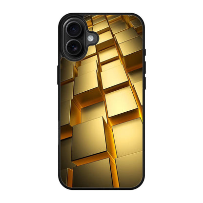 Golden Cubes iPhone 17 Case