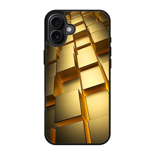 Golden Cubes iPhone 17 Case