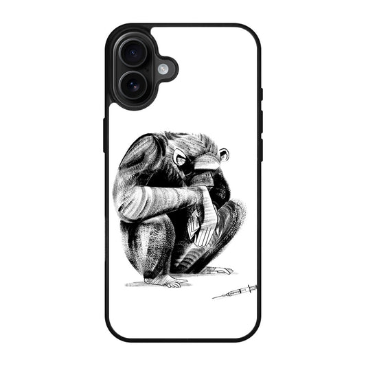 Guinea Chimp iPhone 17 Case