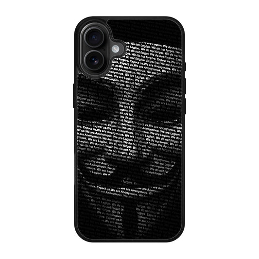 Guy Fawkes Mask Anonymous iPhone 17 Case