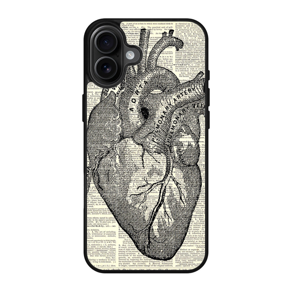 Heart Book Art iPhone 17 Case