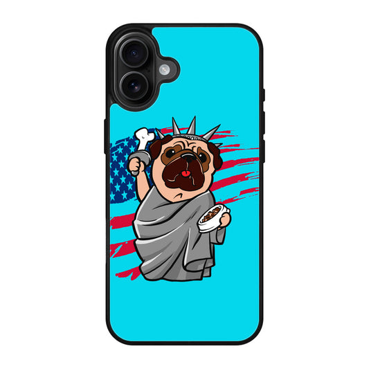 Independence Day Pug iPhone 17 Case