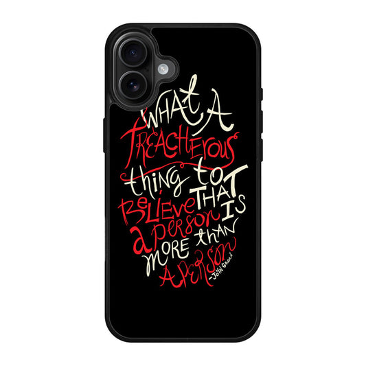 John Green Quotes More Than A Person iPhone 17 Case