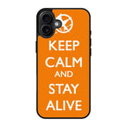 Keep Calm and Stay Alive iPhone 17 Case