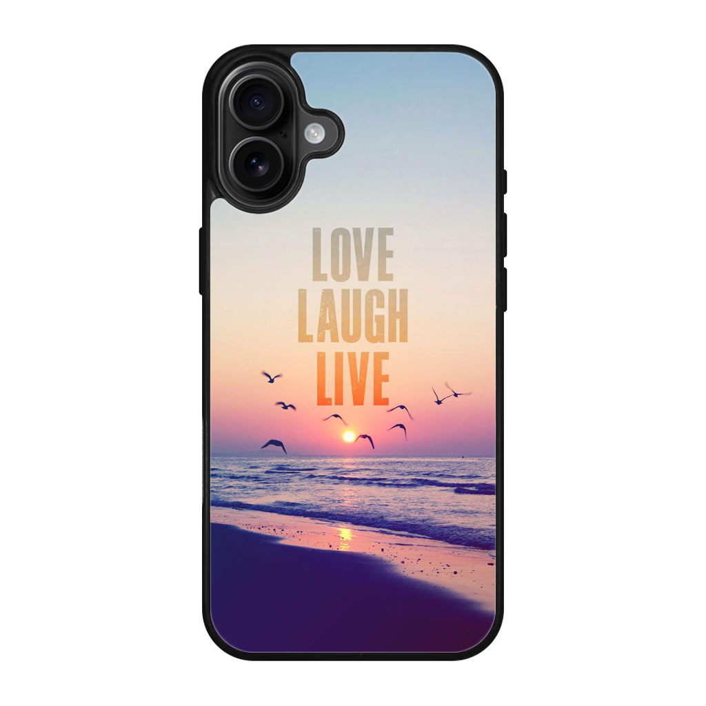 Love Laugh Live iPhone 17 Case