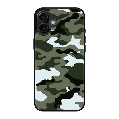 Military Green Camo iPhone 17 Case