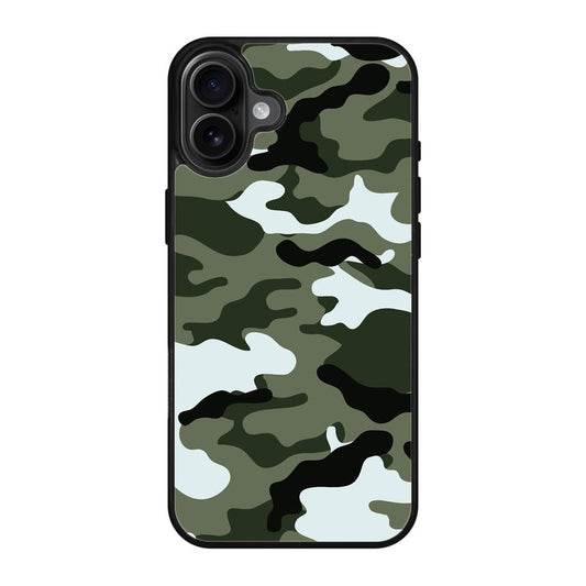 Military Green Camo iPhone 17 Case