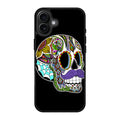 Mustache Sugar Skull iPhone 17 Case