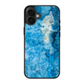 Navy Blue Marble iPhone 17 Case