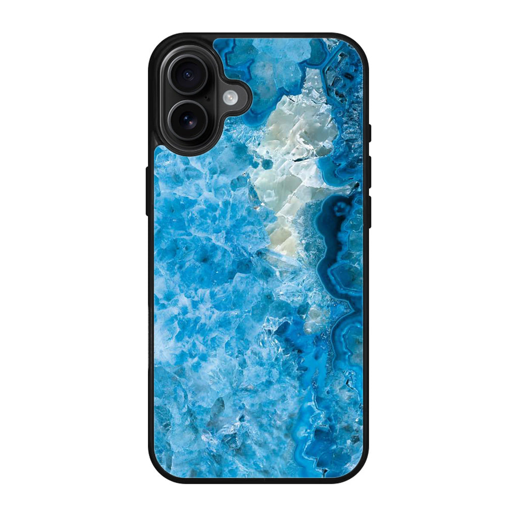 Navy Blue Marble iPhone 17 Case