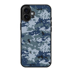 Navy Camo iPhone 17 Case