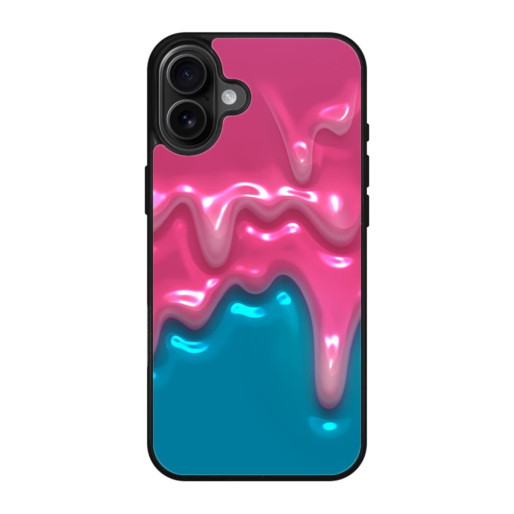 Pink Paint Dripping iPhone 17 Case