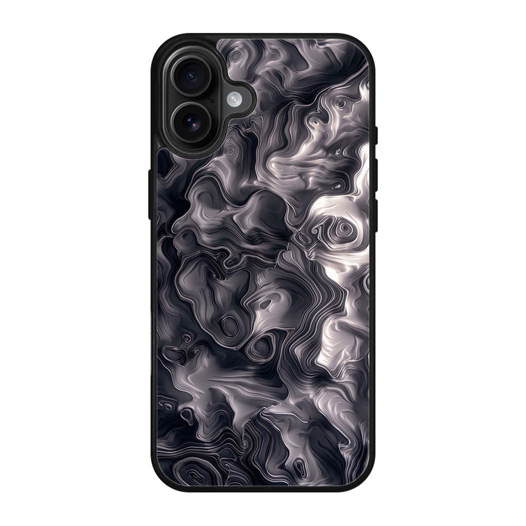 Quicksilver Abstract Art iPhone 17 Case