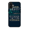 Sirius Black Quotes iPhone 17 Case