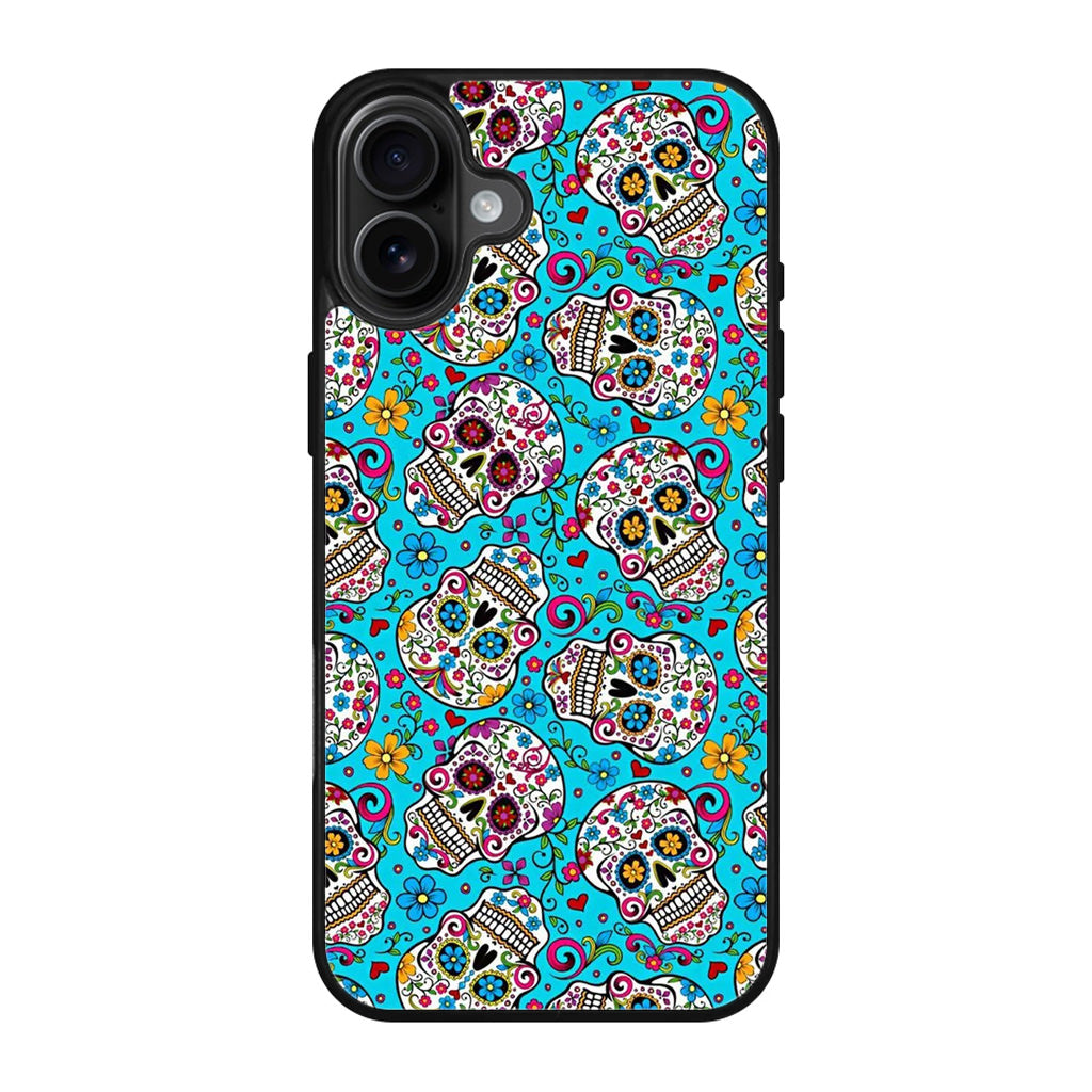 Skull Floral Sugar iPhone 17 Case