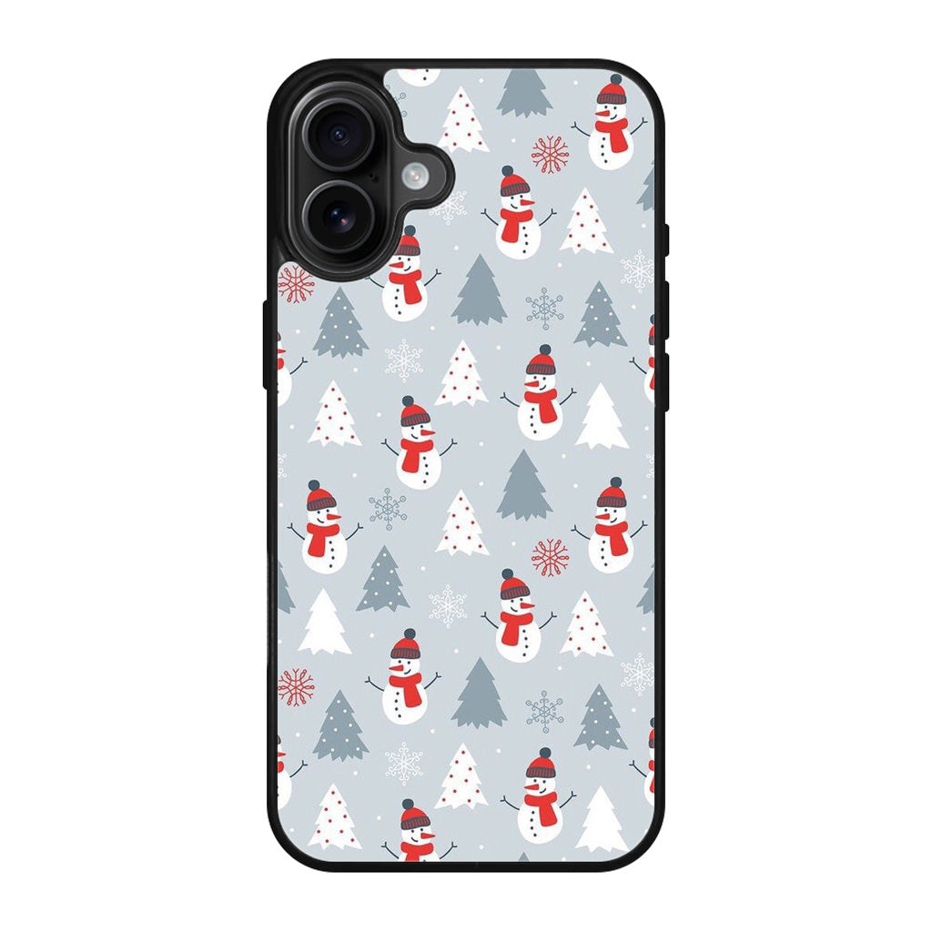 Snowmans Pattern iPhone 17 Case