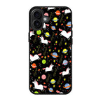 Space Unicorn Pattern iPhone 17 Case
