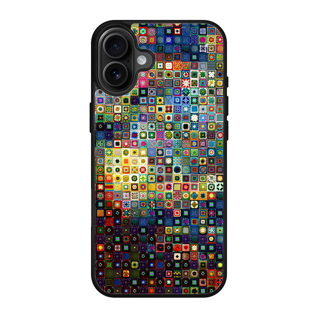 Starry Night Tiles iPhone 17 Case