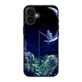 Tardis Walking To The Moon iPhone 17 Case