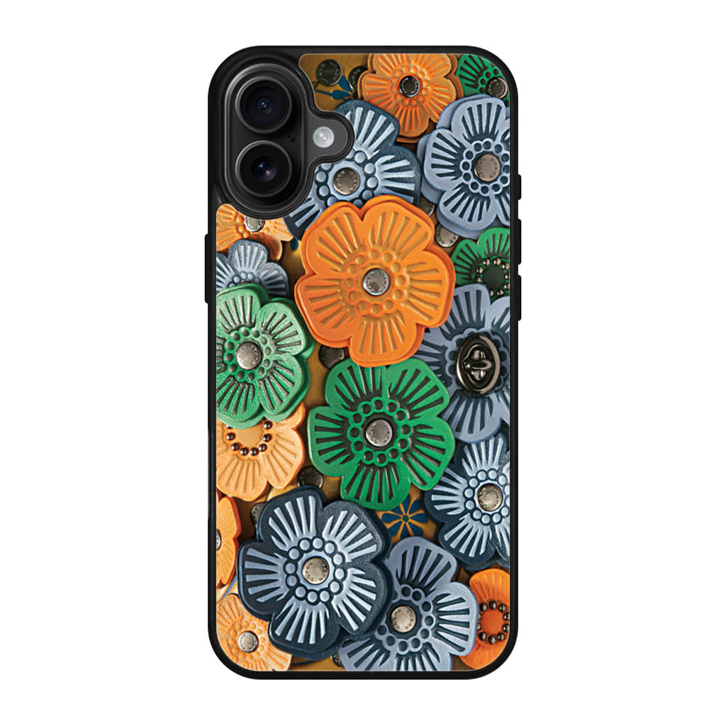 Tea Rose Applique iPhone 17 Case