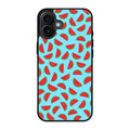 Watermelon Fruit Pattern Blue iPhone 17 Case