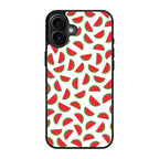 Watermelon Fruit Pattern White iPhone 17 Case