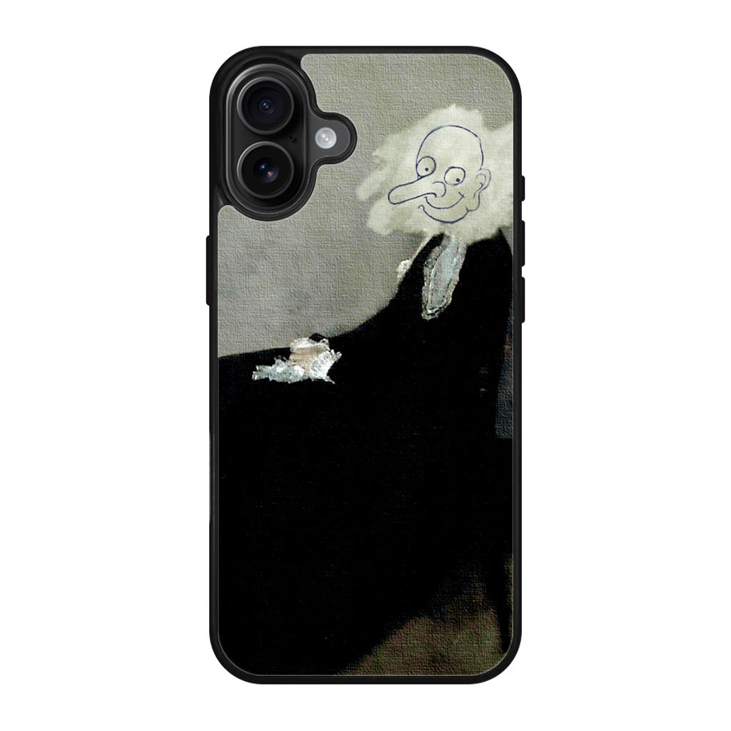 Whistler's Mother by Mr. Bean iPhone 17 Case